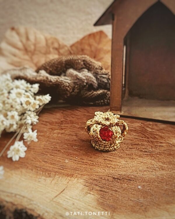 Mini Nossa Senhora de Fátima em Amigurumi | E-book em PDF - Imagem 7