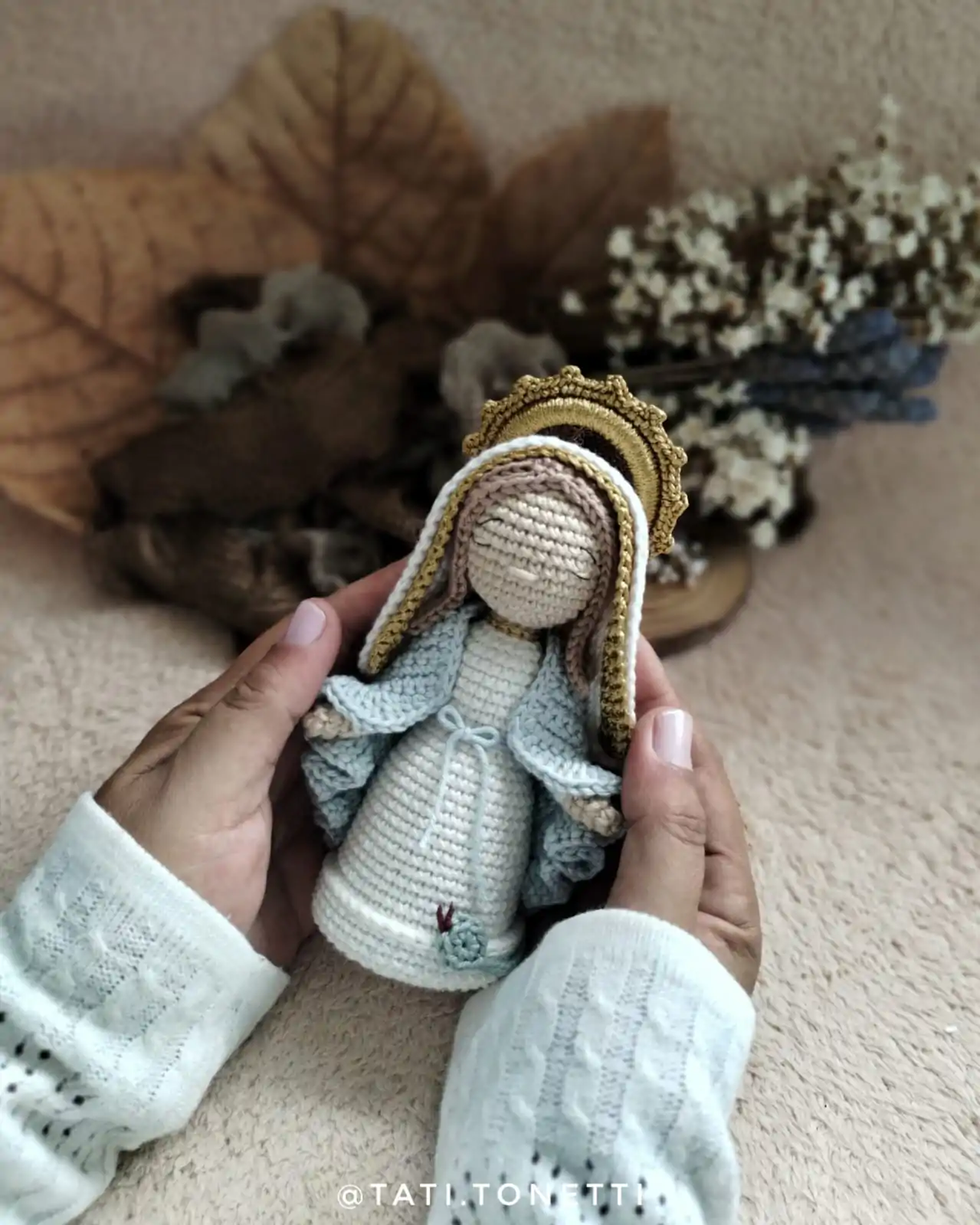 Nossa Senhora das Graças 17 cm em Amigurumi | E-book PDF - Imagem 2
