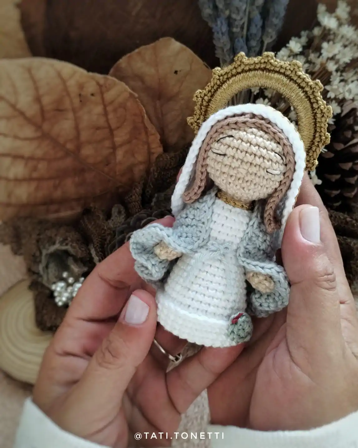 Nossa Senhora das Graças 13 cm em Amigurumi | E-book PDF - Imagem 2