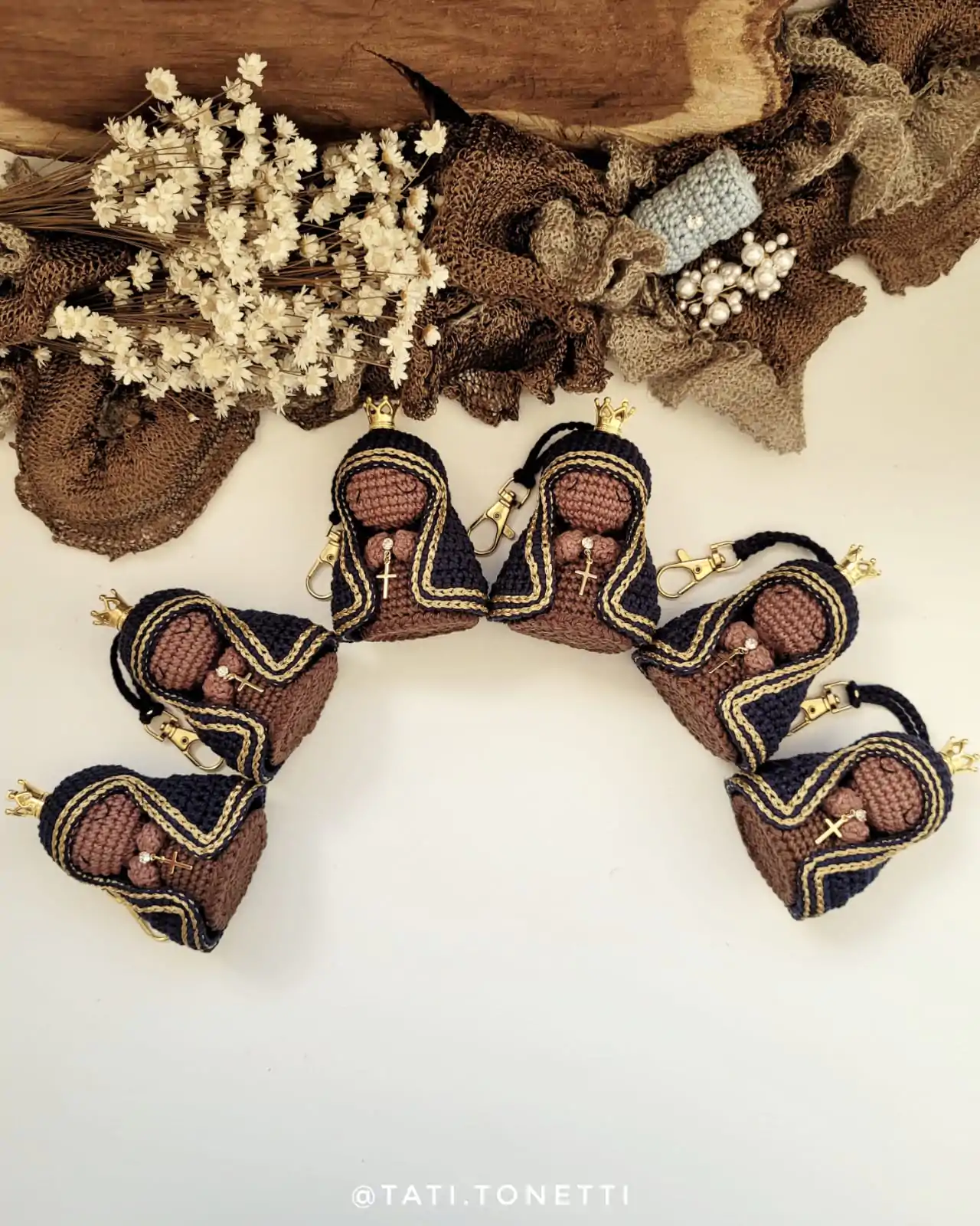 Mini Nossa Senhora em Amigurumi | E-book em PDF - Imagem 10