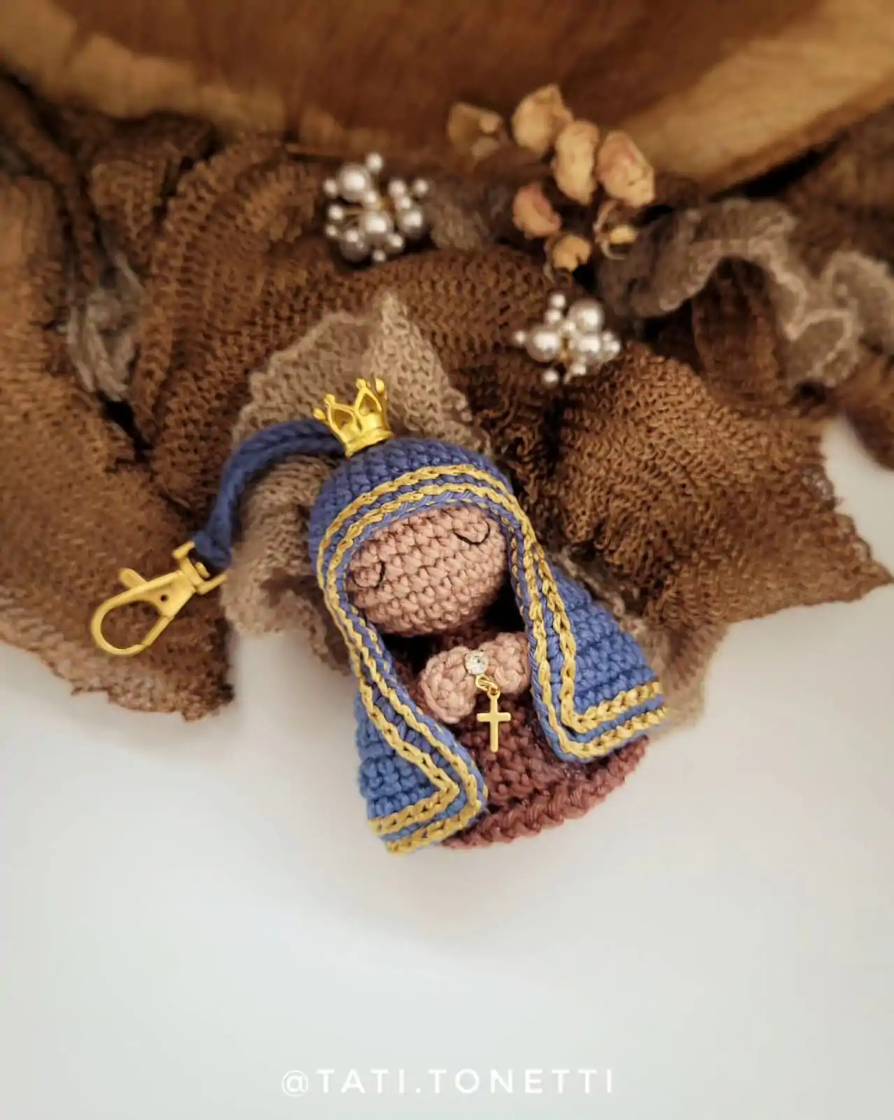 Mini Nossa Senhora em Amigurumi | E-book em PDF - Imagem 12