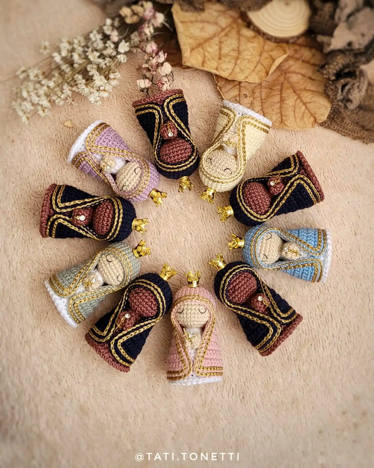 Mini Nossa Senhora em Amigurumi | E-book em PDF - Imagem 3