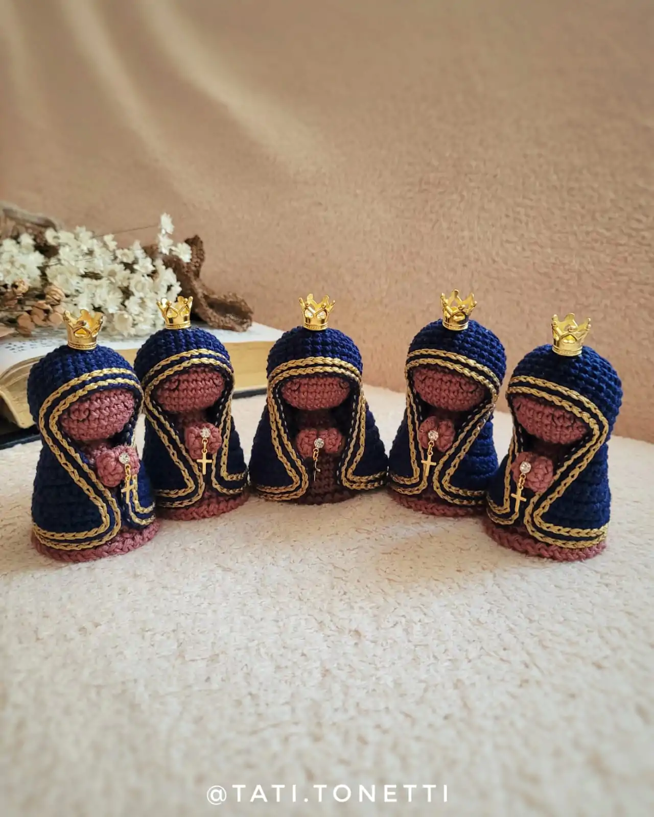 Mini Nossa Senhora em Amigurumi | E-book em PDF - Imagem 23