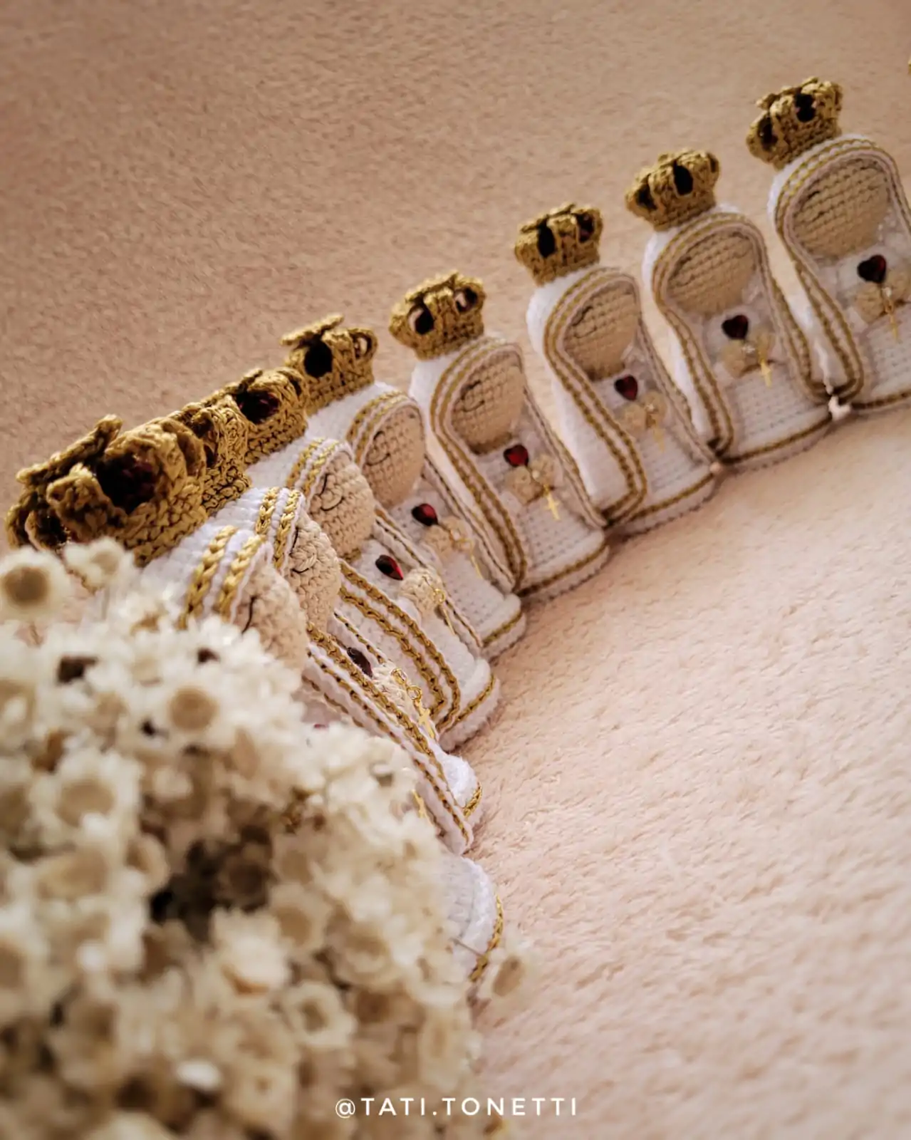 Mini Nossa Senhora de Fátima em Amigurumi | E-book em PDF - Imagem 5