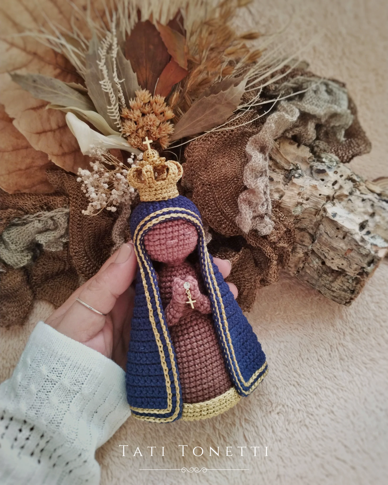 Nossa Senhora Aparecida em Amigurumi | E-book em PDF - Imagem 7
