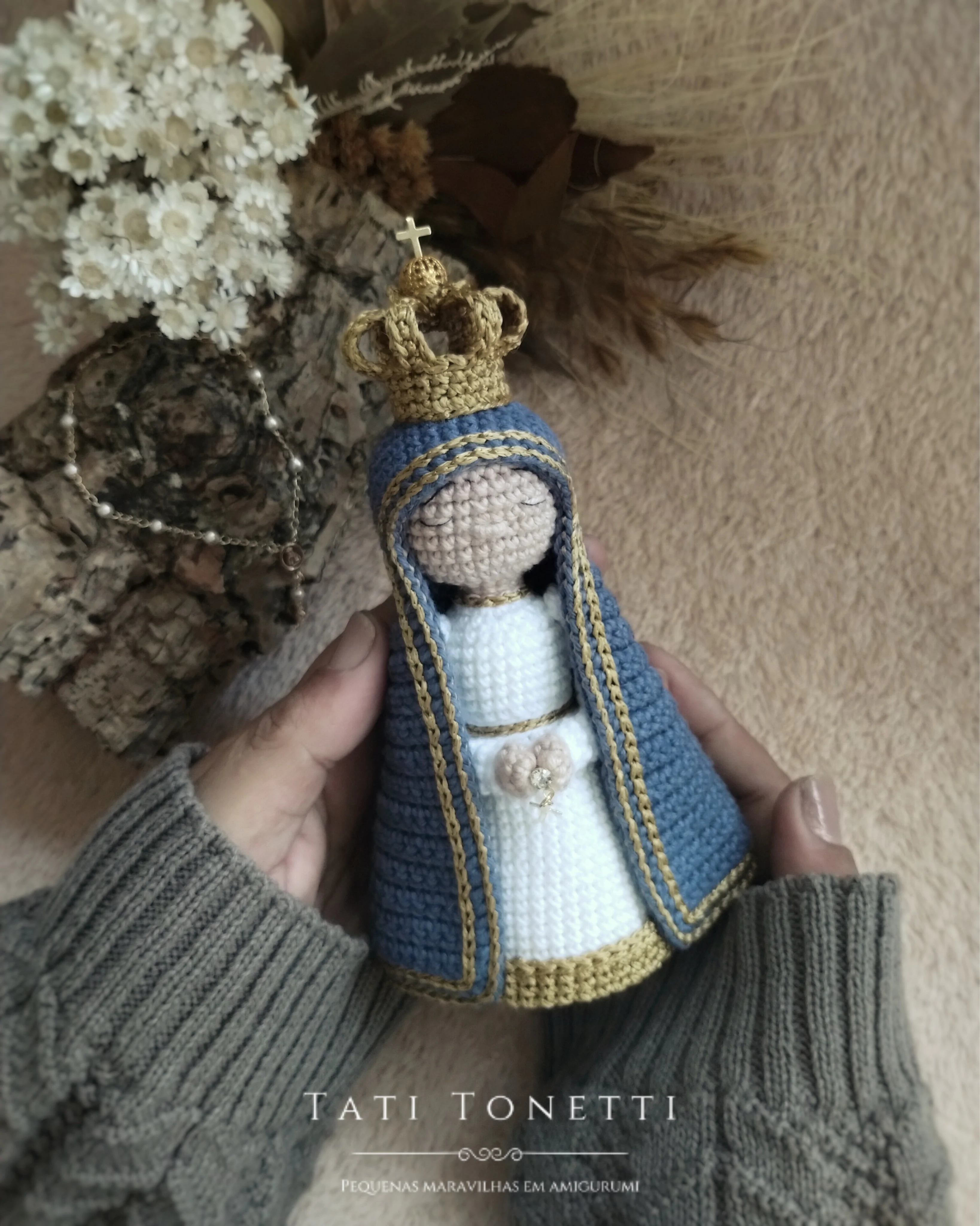 Nossa Senhora Aparecida em Amigurumi | E-book em PDF - Imagem 6