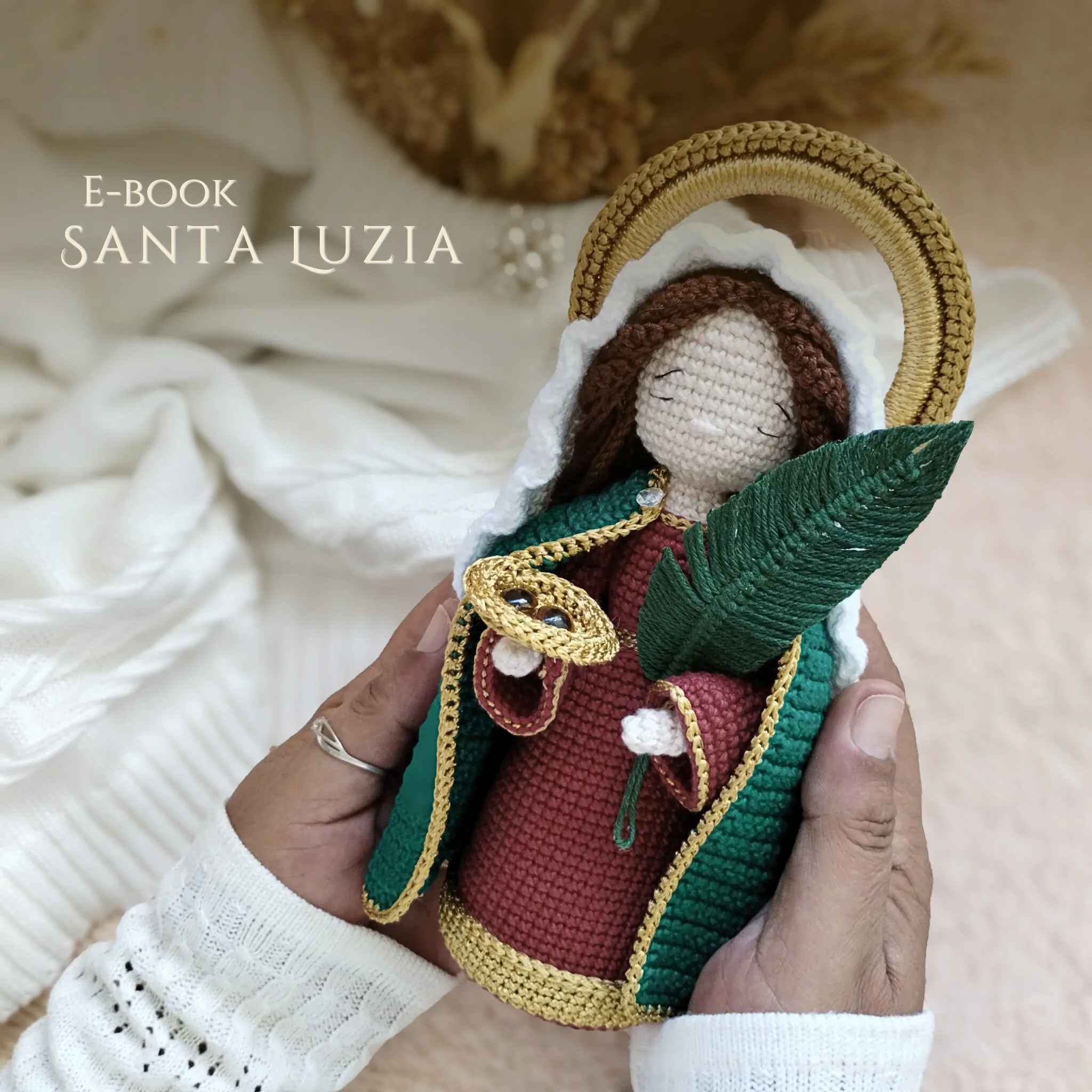 Santa Luzia em Amigurumi | E-book em PDF