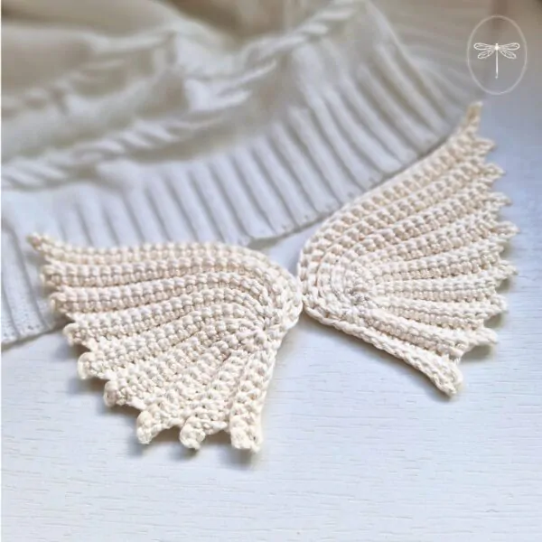 Asas do Anjo Alma em amigurumi